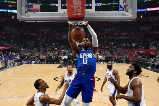 体育比赛直播-乔治归队难挡快艇输球，伤病成了挥之不去的阴影